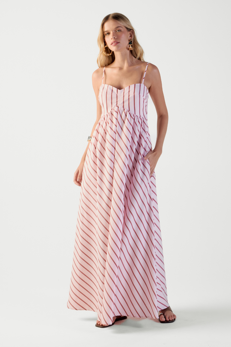 Vestido Serena Rosa Light