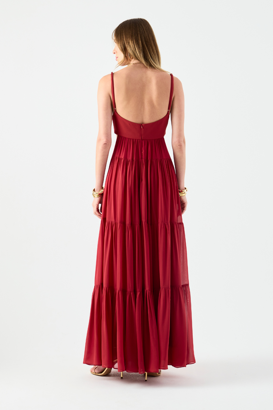 Vestido de Alfaiataria Benalia Vermelho Cereja