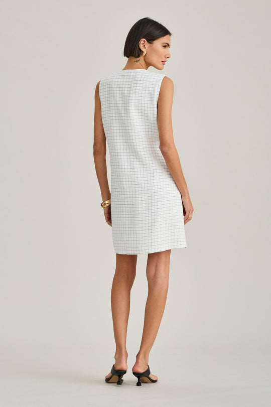 Vestido de Alfaiataria Off Thaysa