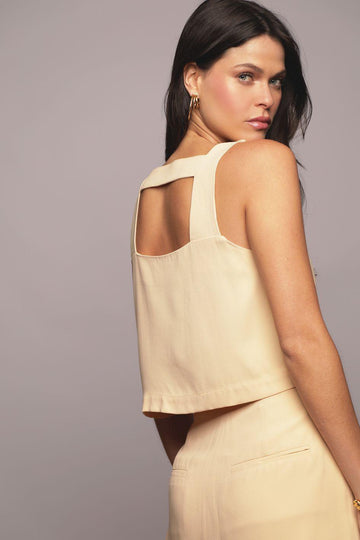 Blusa de Alfaiataria Gabi Vanilla - UP22