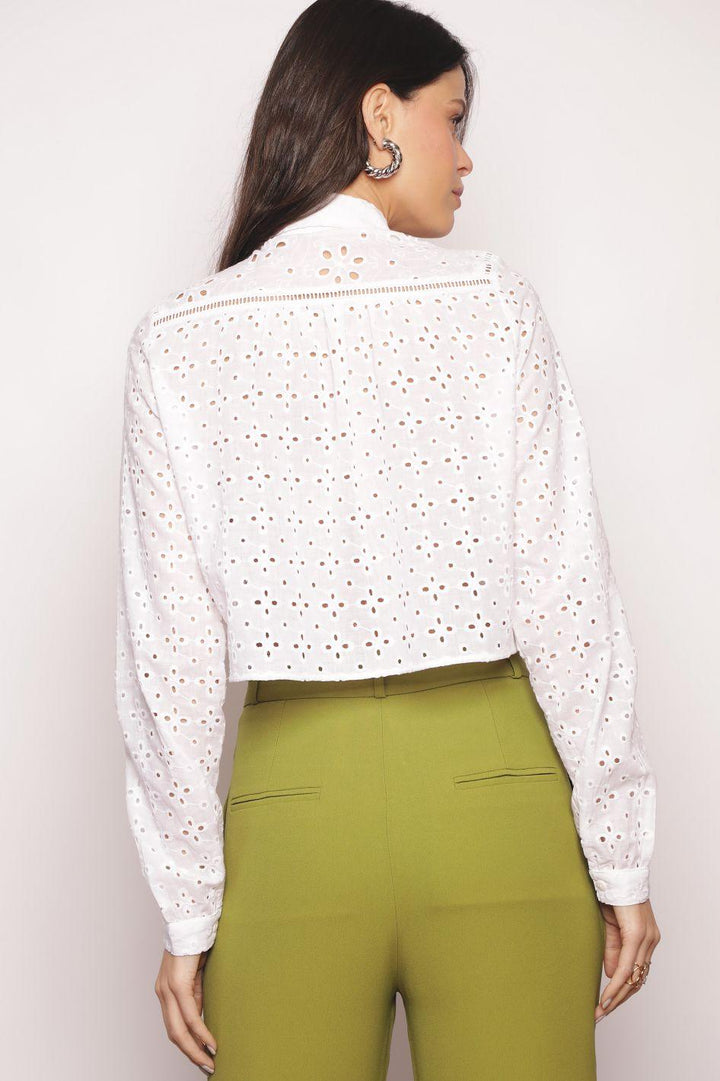 Camisa Cropped em Laise Gabrielle - UP22