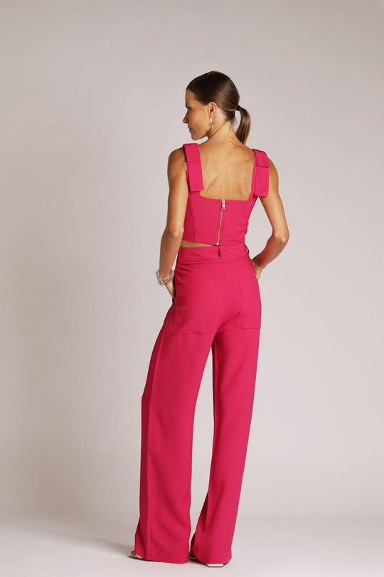 Top de Alfaiataria Pink Sara