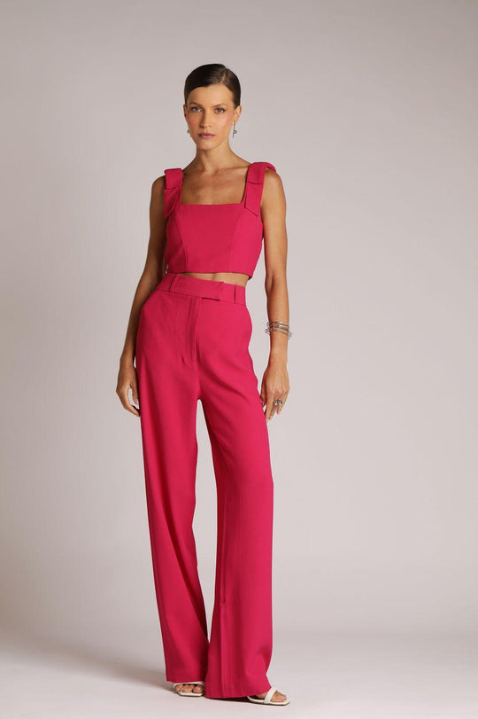 Top de Alfaiataria Pink Sara